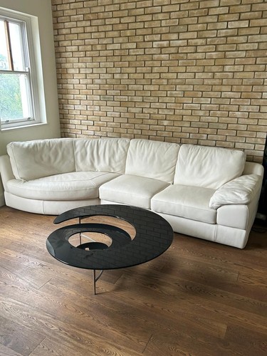 Natuzzi curved sofa - curved, 2