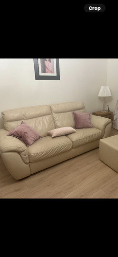 Natuzzi 3seater leather - natuzzi,