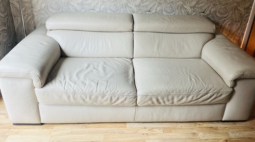 Natuzzi leather sofas - leather,