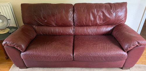 Natuzzi leather sofa hardy - natuzzi,